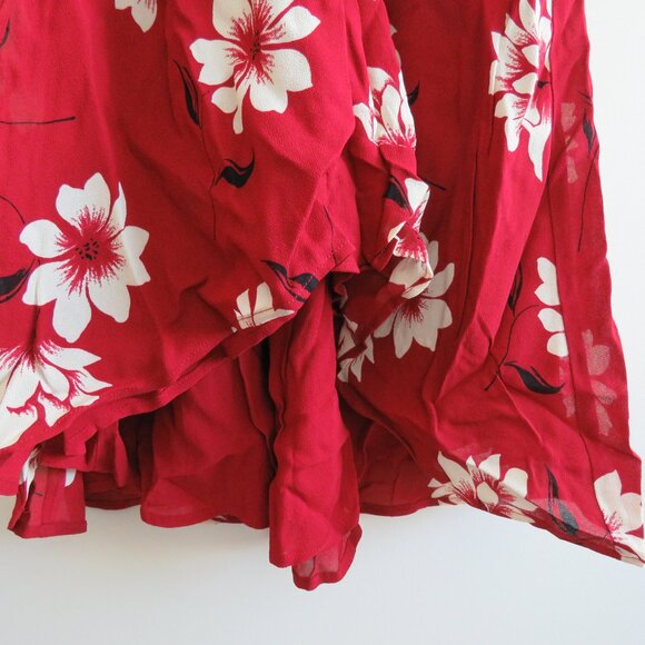 REFORMATION Dane Midi Dress in Freddie Red Floral Smocked Boho - Size S - Picture 9 of 16